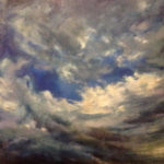 Jill Nichols Painting, Cloud in Blue Minor