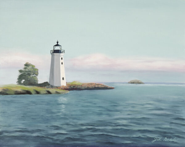 Lighthouse painting