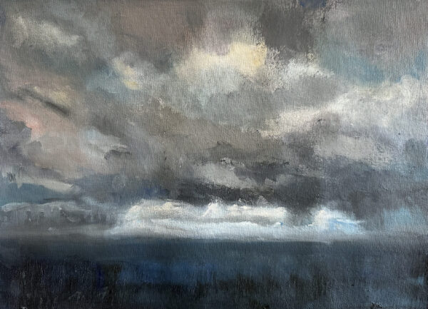 Stormy Sea Oil painting