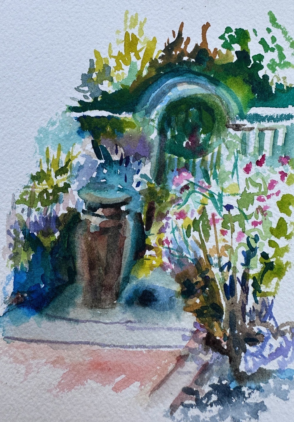 Garden watercolor II