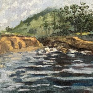 Point Lobos oil on canvas