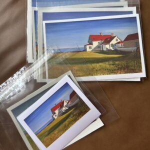 Monhegan Lightkeepers House Print