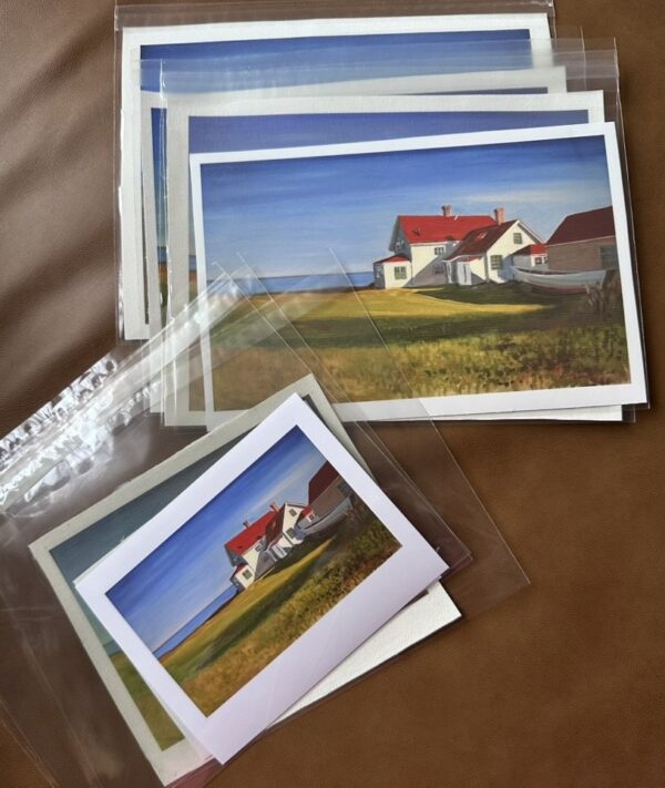 Monhegan Lightkeepers House Print